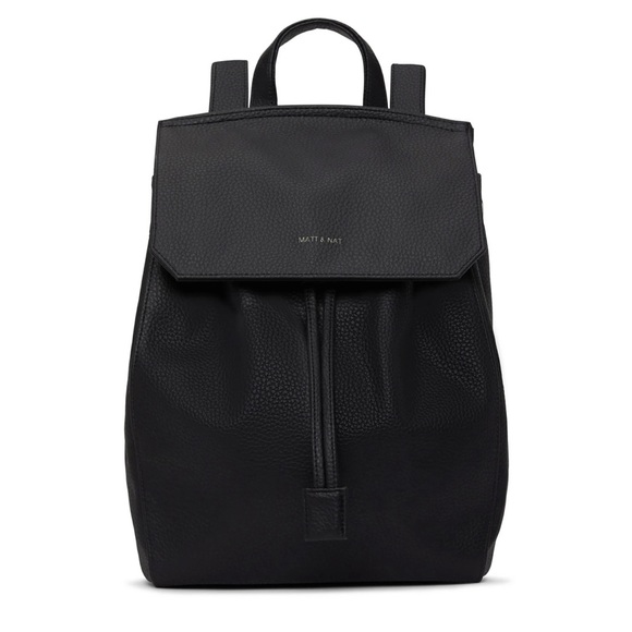 Matt & Nat Black Mumbai Backpack NWT - Picture 1 of 8